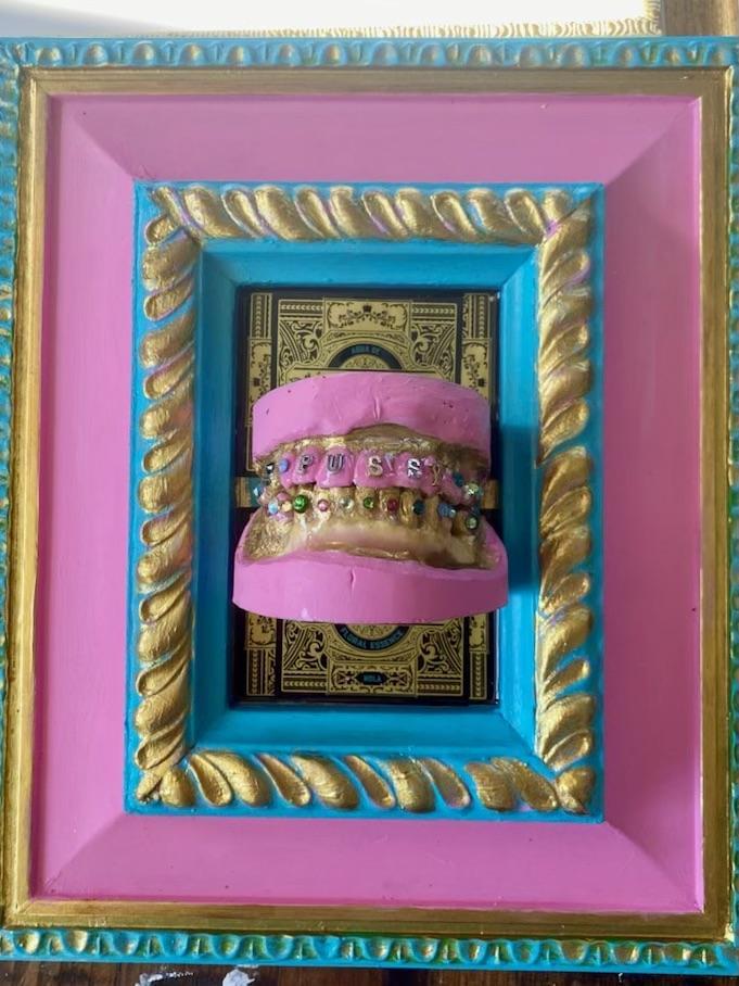 P*ssy Grill original art by Aidi Kansas, New Orleans artist, bruja